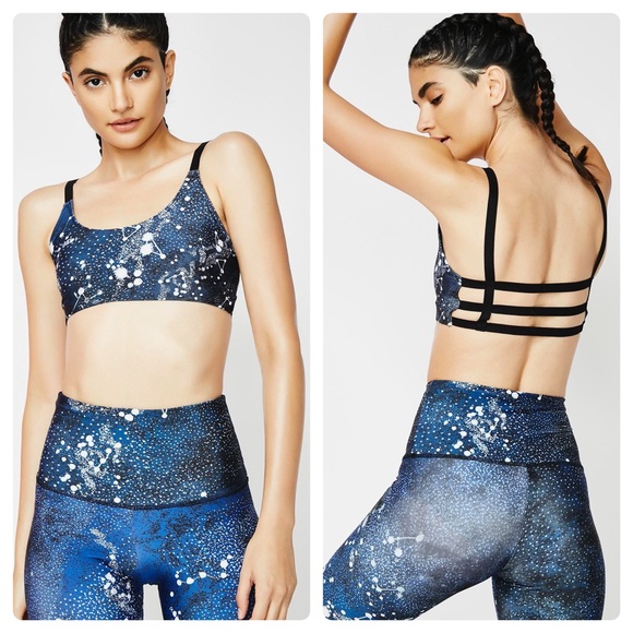 Onzie Other - Onzie Graphic Elastic Bra Constellation Caged Back